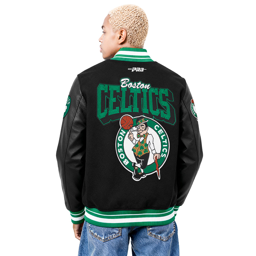 CHAMARRA UNIVERSITARIA NBA BOSTON CELTICS TEAM BADGE