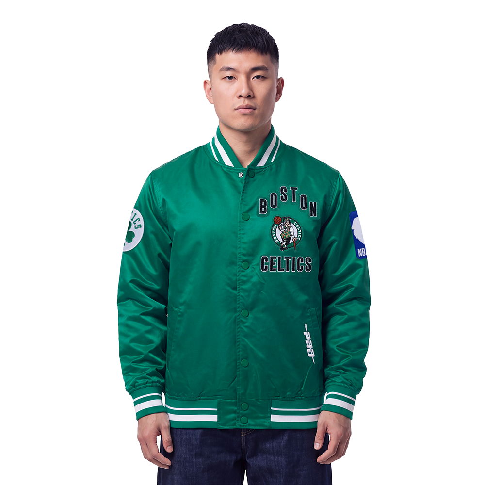 CHAMARRA DE SATIN NBA BOSTON CELTICS ON TOP