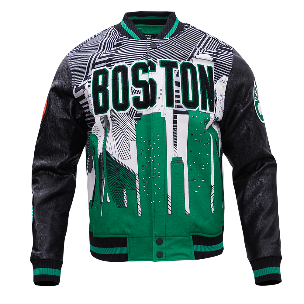 CHAMARRA UNIVERSITARIA NBA BOSTON CELTICS REMIX VARSITY