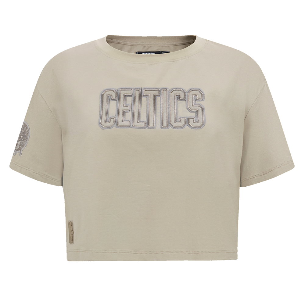 PLAYERA CROP NBA BOSTON CELTICS NEUTRAL PARA MUJER