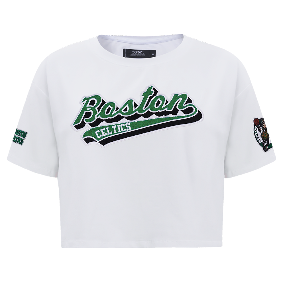 PLAYERA NBA BOSTON CELTICS SCRIPT TAIL PARA MUJER