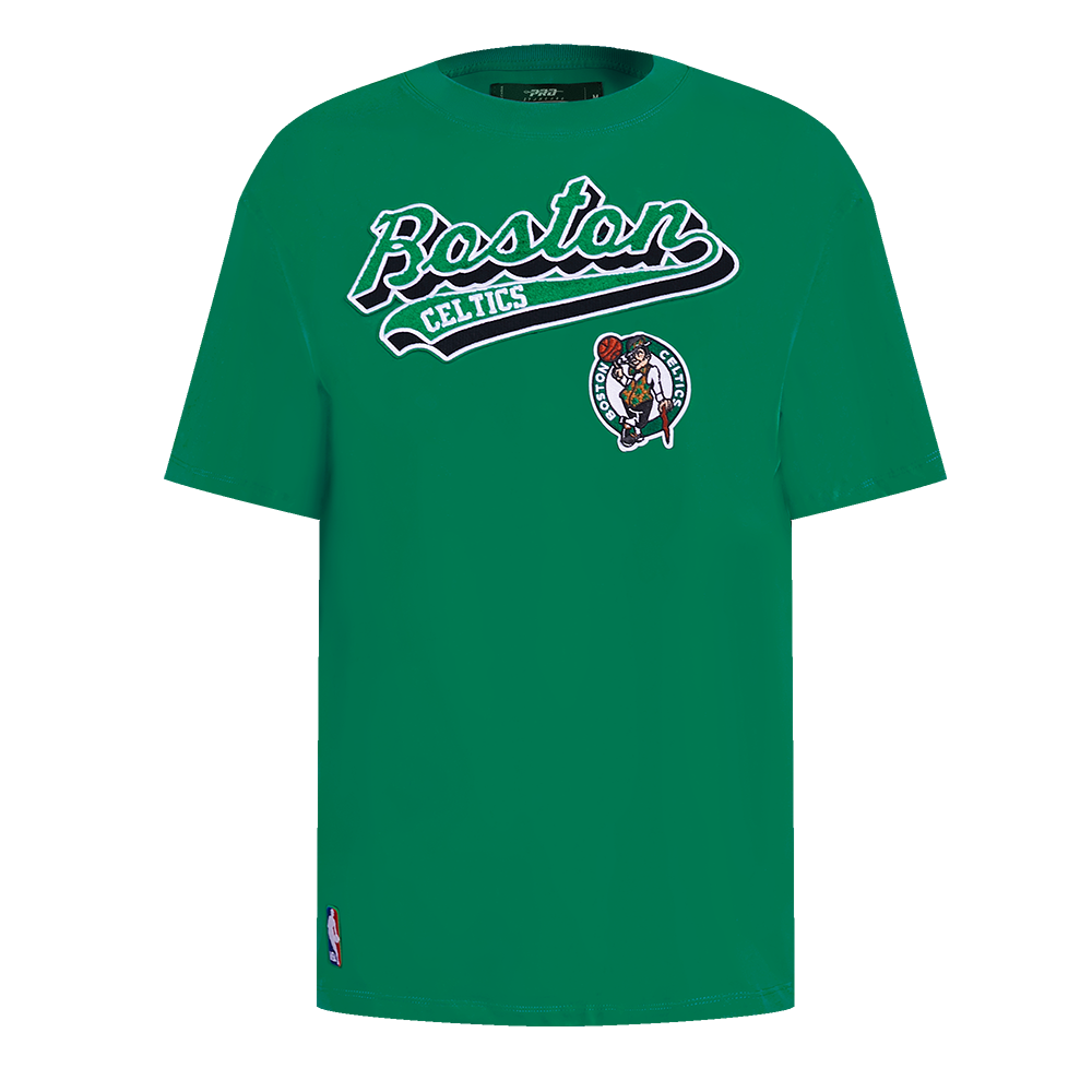 PLAYERA BOYFRIEND NBA BOSTON CELTICS SCRIPT TAIL PARA MUJER