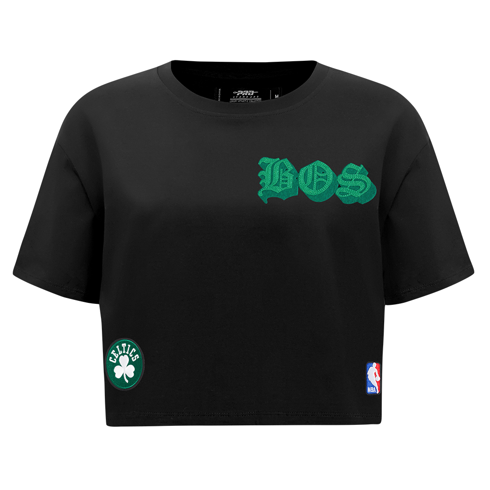 PLAYERA NBA BOSTON CELTICS OLD ENGLISH PARA MUJER