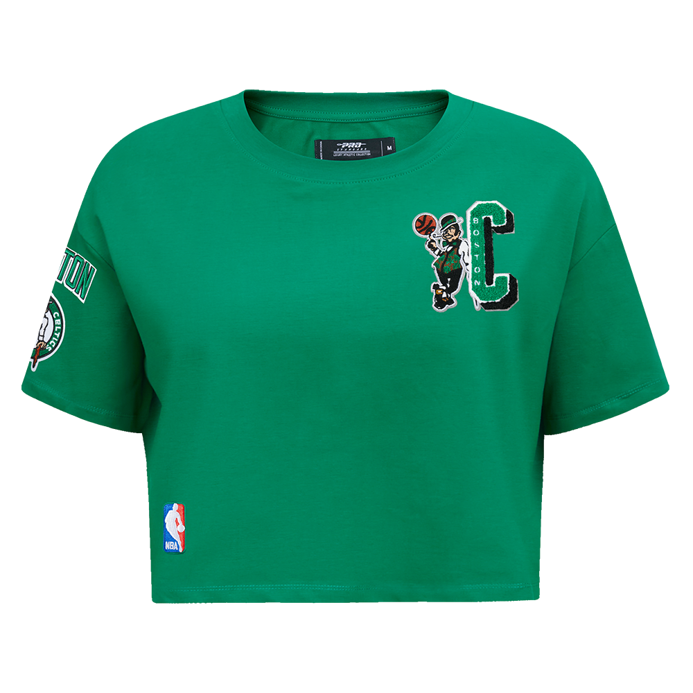 PLAYERA CROP NBA BOSTON CELTICS MASH UP PARA MUJER