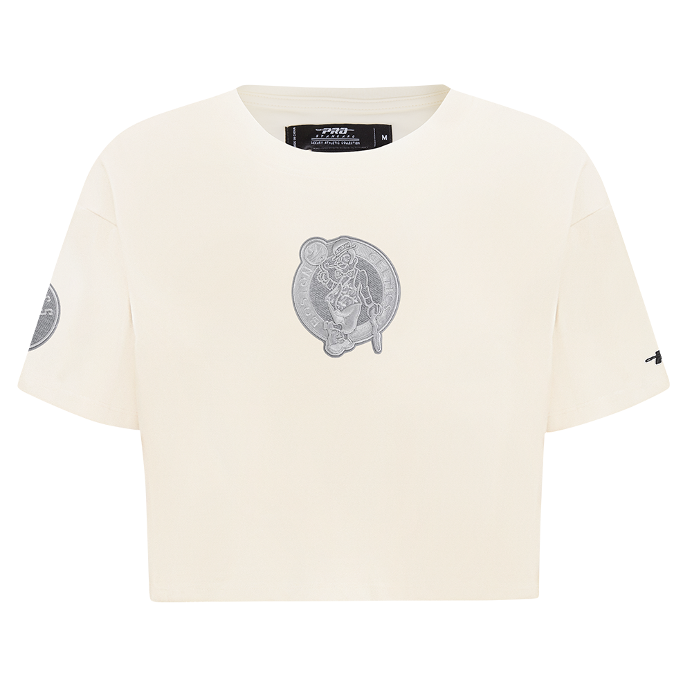 PLAYERA CROP NBA BOSTON CELTICS REVERSE FRENCH TERRY PARA MUJER