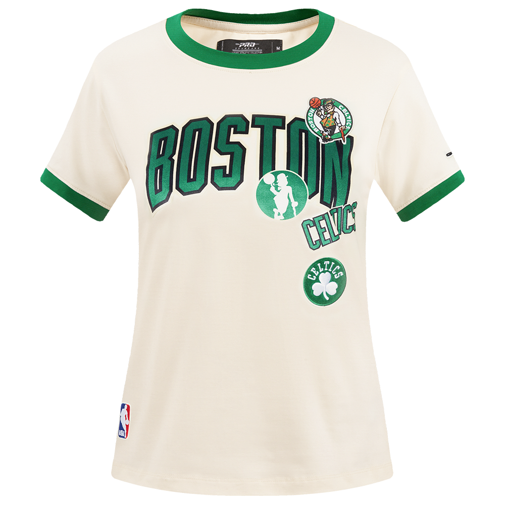 PLAYERA NBA BOSTON CELTICS RETRO CASCADE PARA MUJER