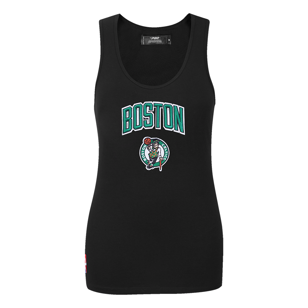 PLAYERA DE TIRANTES DE CORTE RELAJADO NBA BOSTON CELTICS CLASSIC ESSENTIALS PARA MUJER