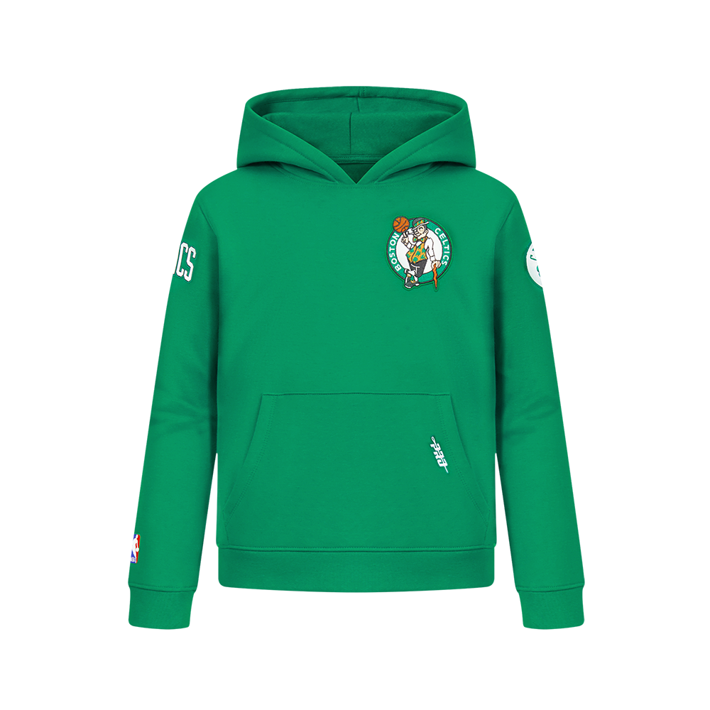 SUDADERA CON GORRO NBA BOSTON CELTICS CLASSIC CHENILLE PARA NIÑO JUNIOR