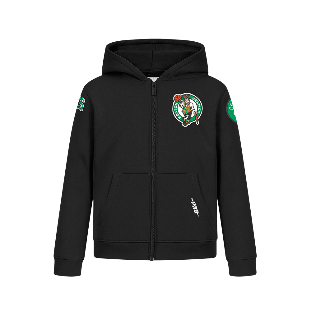 SUDADERA CON CIERRE NBA BOSTON CELTICS CLASSIC CHENILLE PARA NIÑO JUNIOR