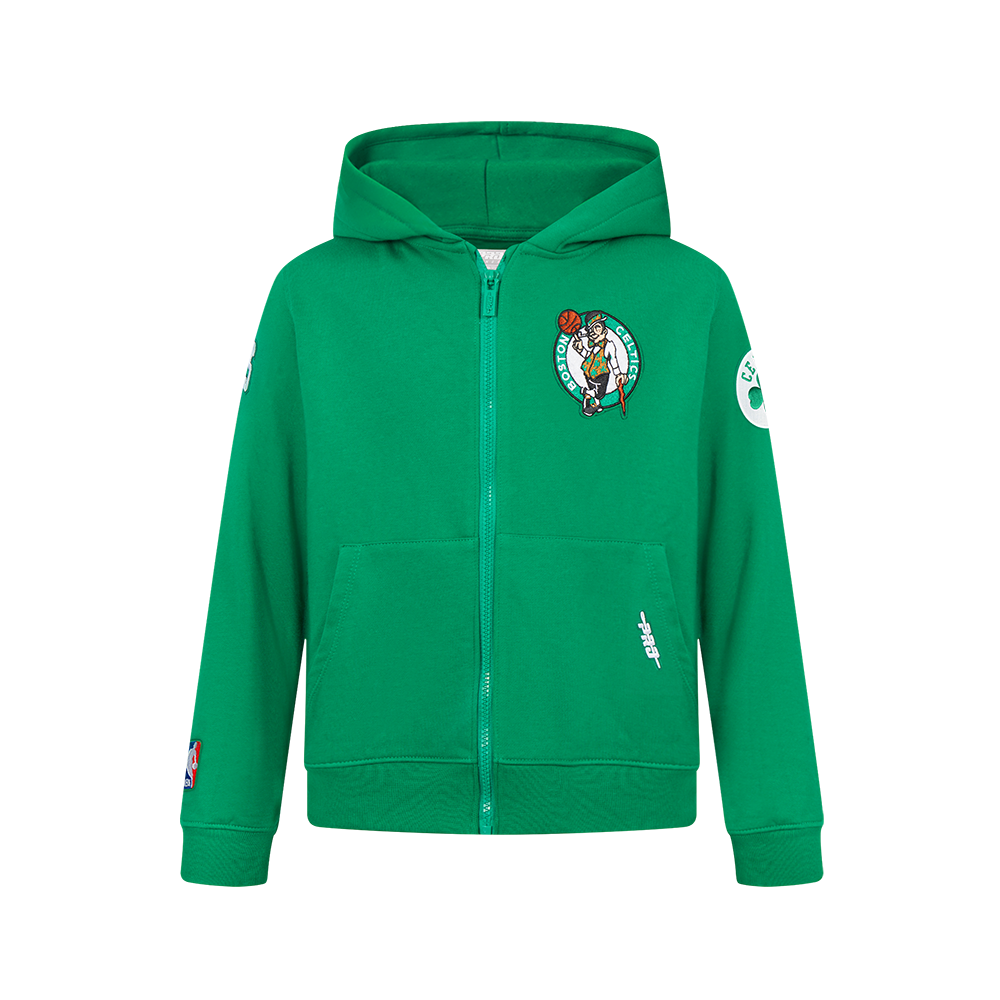 SUDADERA CON CIERRE NBA BOSTON CELTICS CLASSIC CHENILLE PARA NIÑO JUNIOR