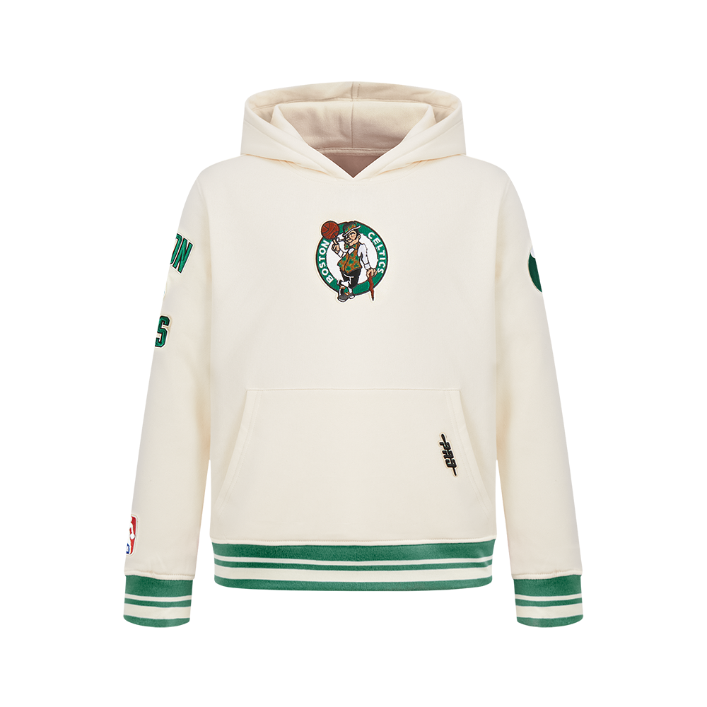 SUDADERA CON GORRO NBA BOSTON CELTICS RETRO CLASSICS PARA NIÑO JUNIOR