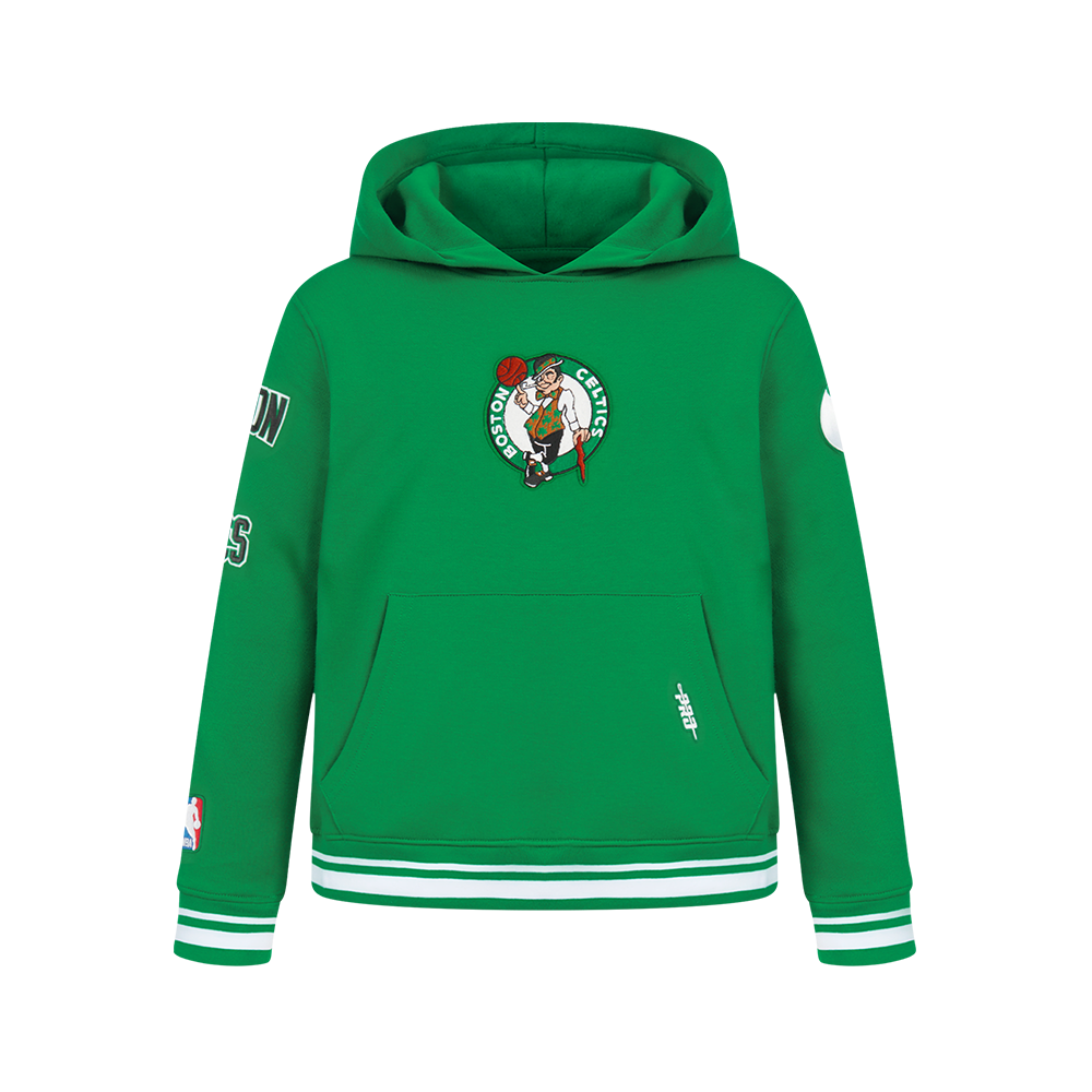 SUDADERA CON GORRO NBA BOSTON CELTICS RETRO CLASSICS PARA NIÑO JUNIOR