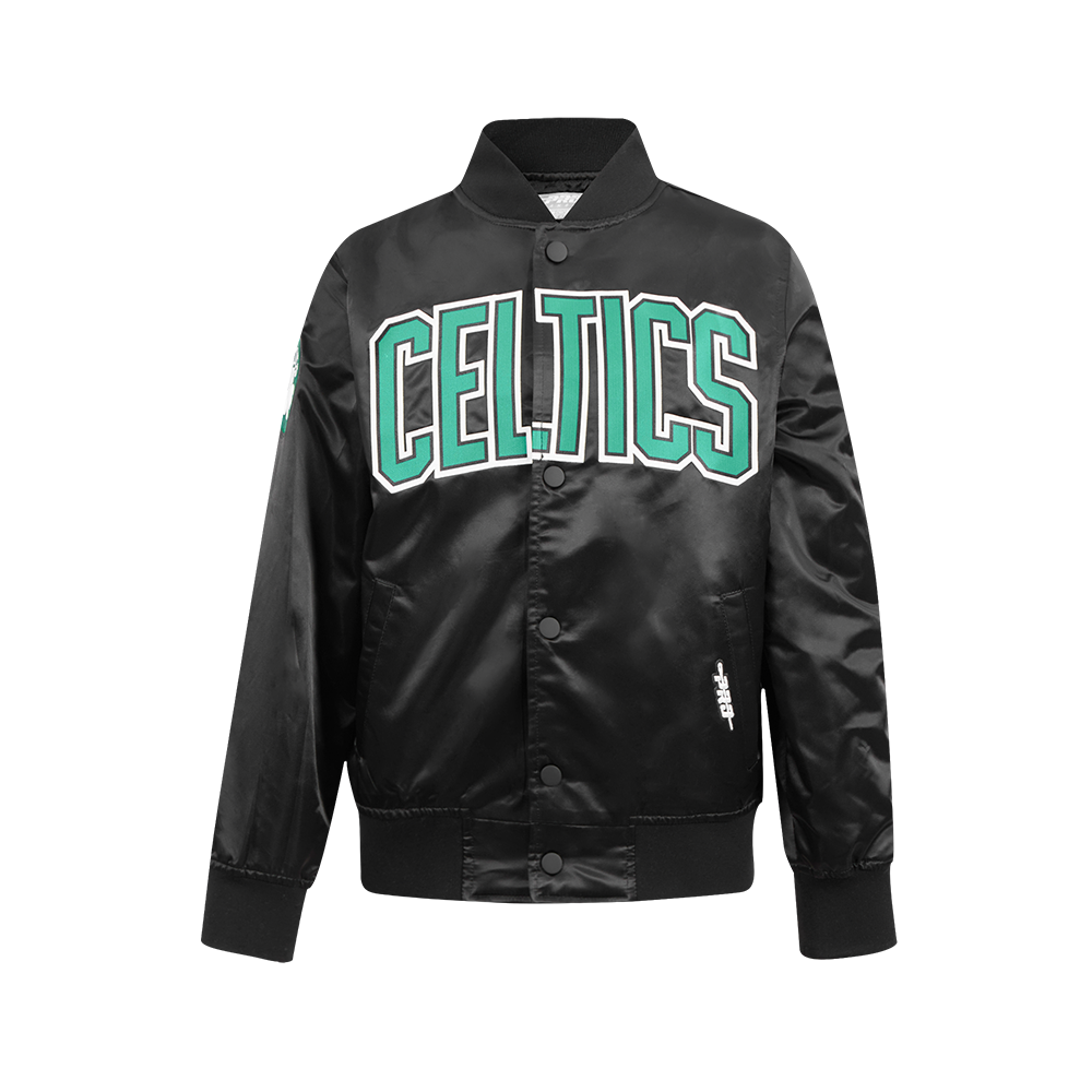 CHAMARRA DE SATIN NBA BOSTON CELTICS CLASSIC CHENILLE PARA NIÑO JUNIOR