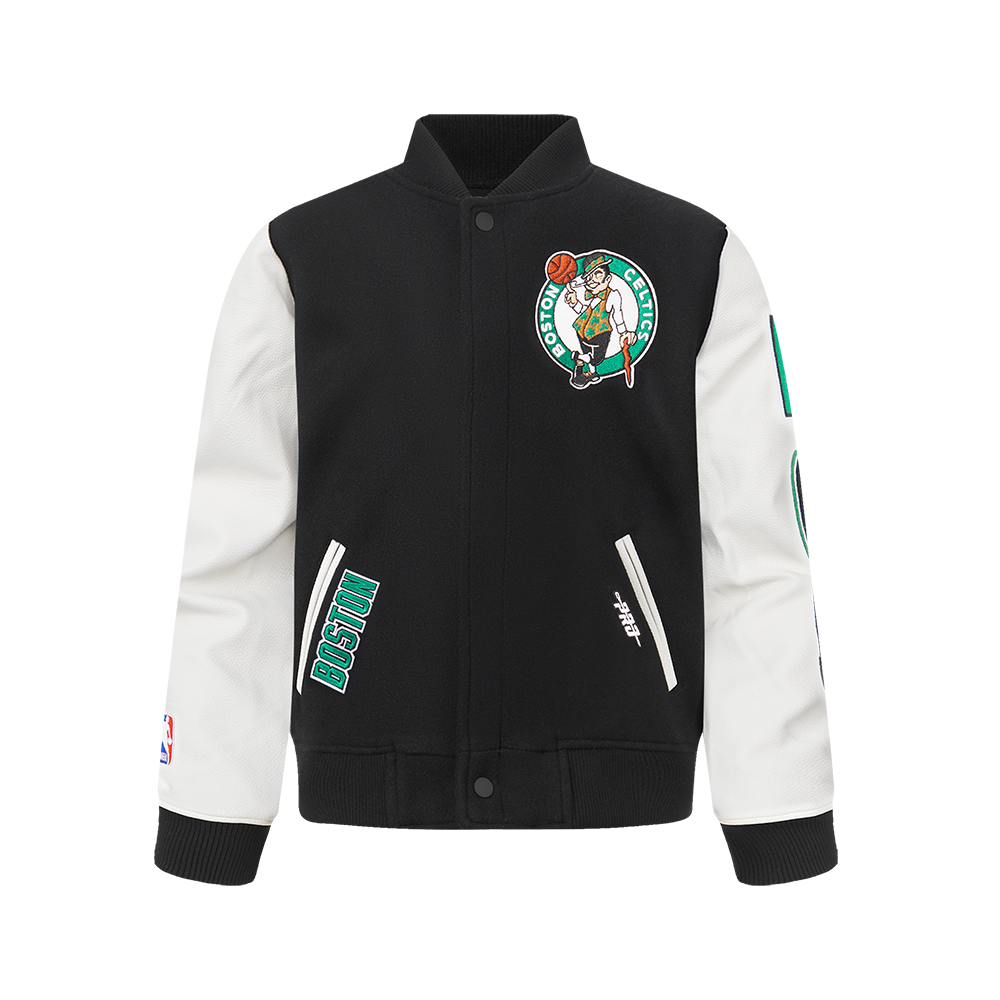 CHAMARRA UNIVERSITARIA NBA BOSTON CELTICS CLASSIC CHENILLE PARA NIÑO JUNIOR