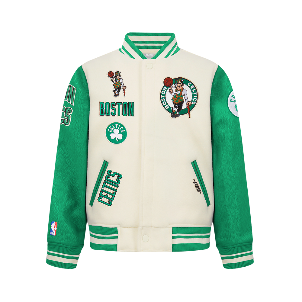CHAMARRA UNIVERSITARIA NBA BOSTON CELTICS RETRO CLASSICS PARA NIÑO JUNIOR