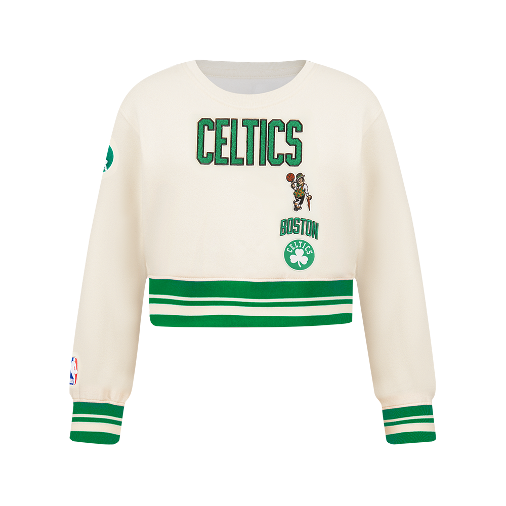 SUDADERA DE CUELLO REDONDO NBA BOSTON CELTICS RETRO CLASSICS PARA NIÑA JUNIOR