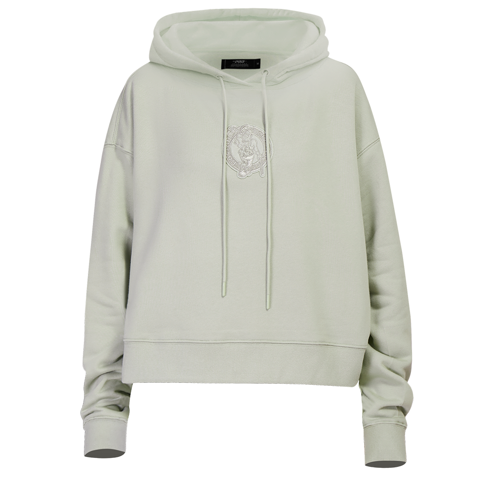 SUDADERA CON GORRO NBA BOSTON CELTICS NEUTRAL PARA MUJER