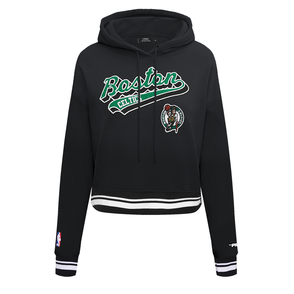 SUDADERA CON GORRO NBA BOSTON CELTICS SCRIPT TAIL PARA MUJER