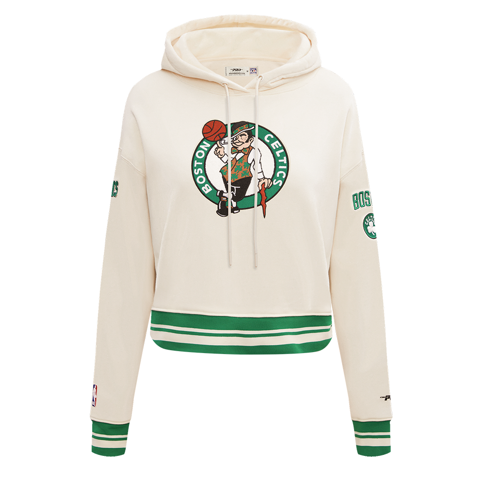 SUDADERA CON GORRO NBA BOSTON CELTICS RETRO CLASSICS PARA MUJER