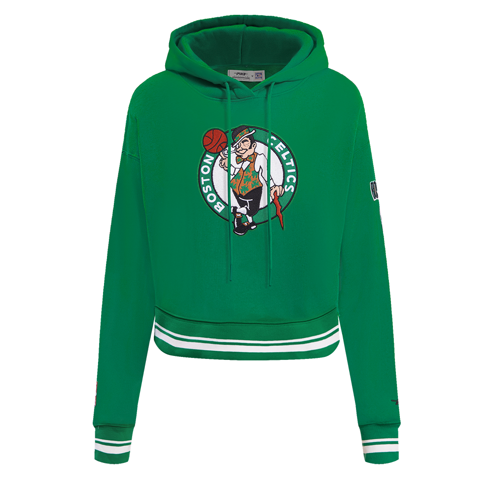 SUDADERA CON GORRO NBA BOSTON CELTICS RETRO CLASSICS PARA MUJER
