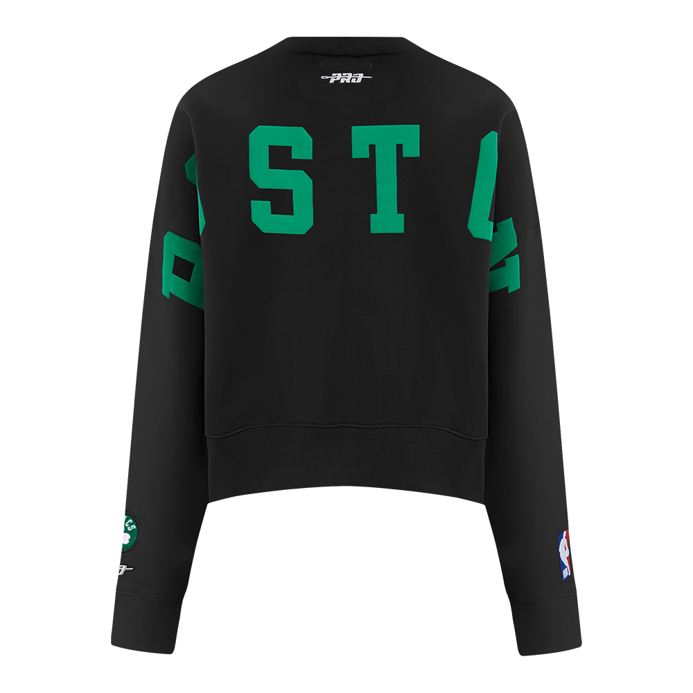 SUDADERA DE CUELLO REDONDO NBA BOSTON CELTICS WINGSPAN PARA MUJER