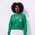 SUDADERA DE CUELLO REDONDO NBA BOSTON CELTICS TEAM CRYSTALLINE PARA MUJER