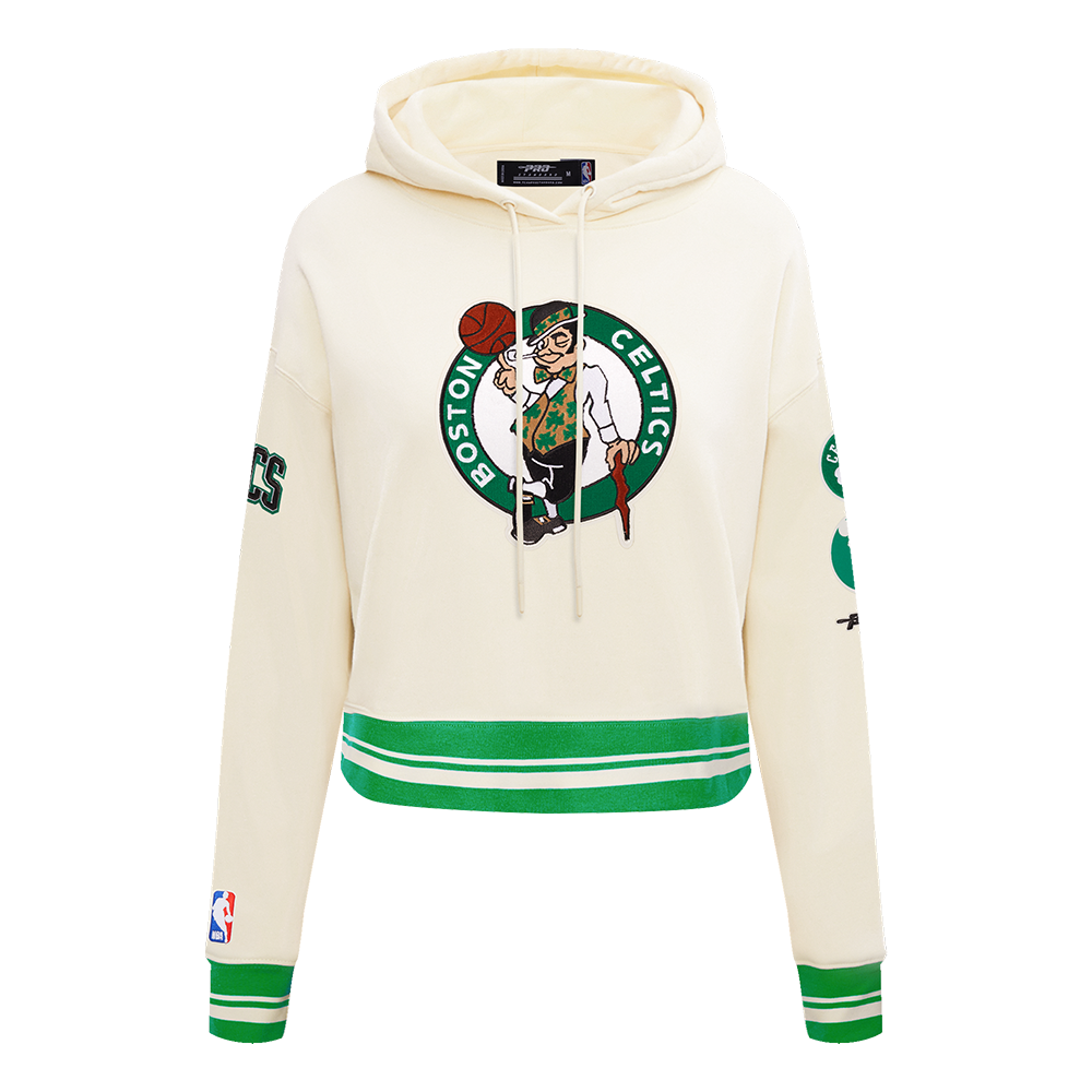 SUDADERA CON GORRO NBA BOSTON CELTICS RETRO CLASSICS PARA MUJER