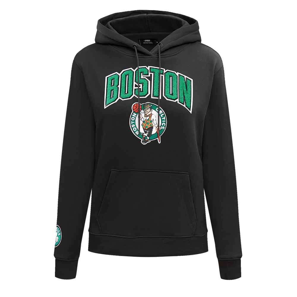 SUDADERA CON GORRO NBA BOSTON CELTICS CLASSIC ESSENTIALS PARA MUJER