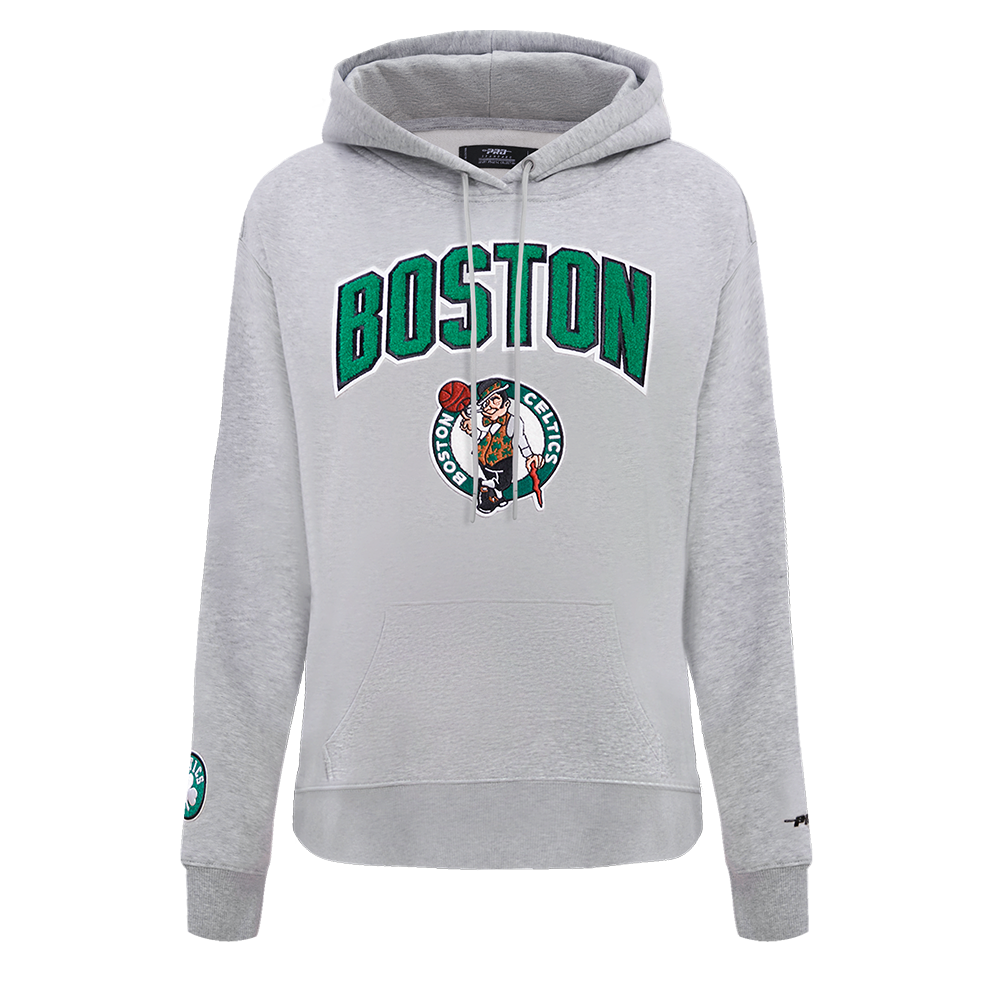 SUDADERA CON GORRO NBA BOSTON CELTICS CLASSIC ESSENTIALS PARA MUJER