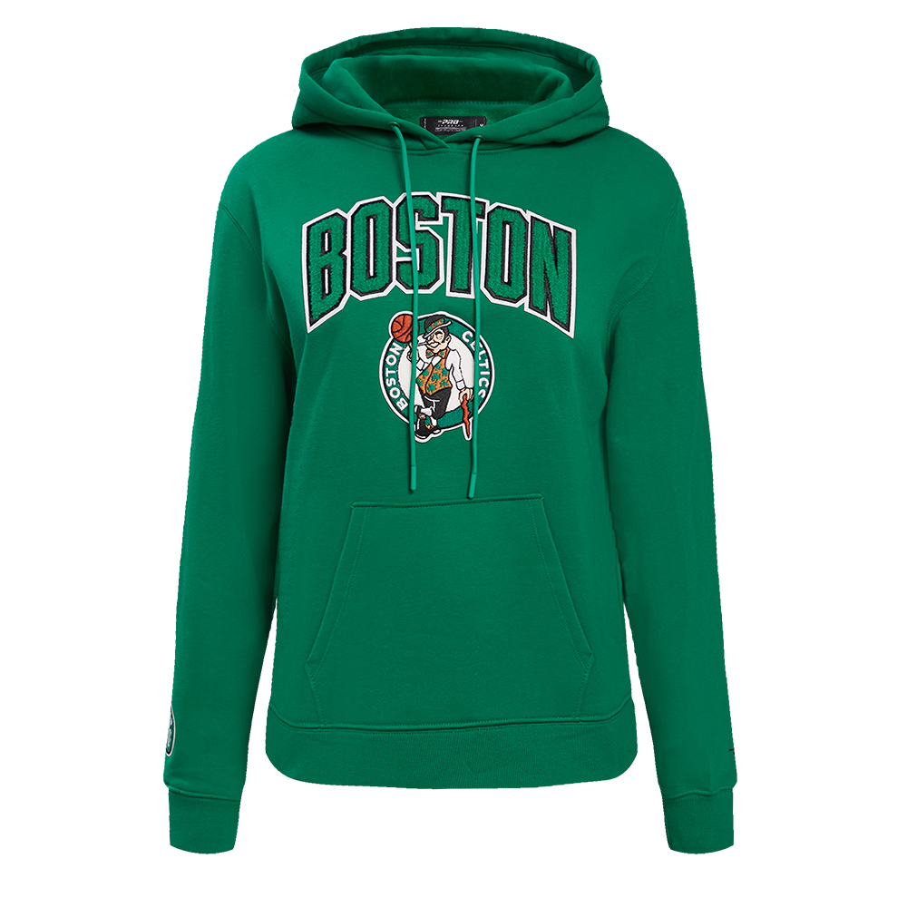 SUDADERA CON GORRO NBA BOSTON CELTICS CLASSIC ESSENTIALS PARA MUJER