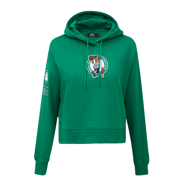 SUDADERA CON GORRO NBA BOSTON CELTICS CLASSIC ESSENTIALS PARA MUJER