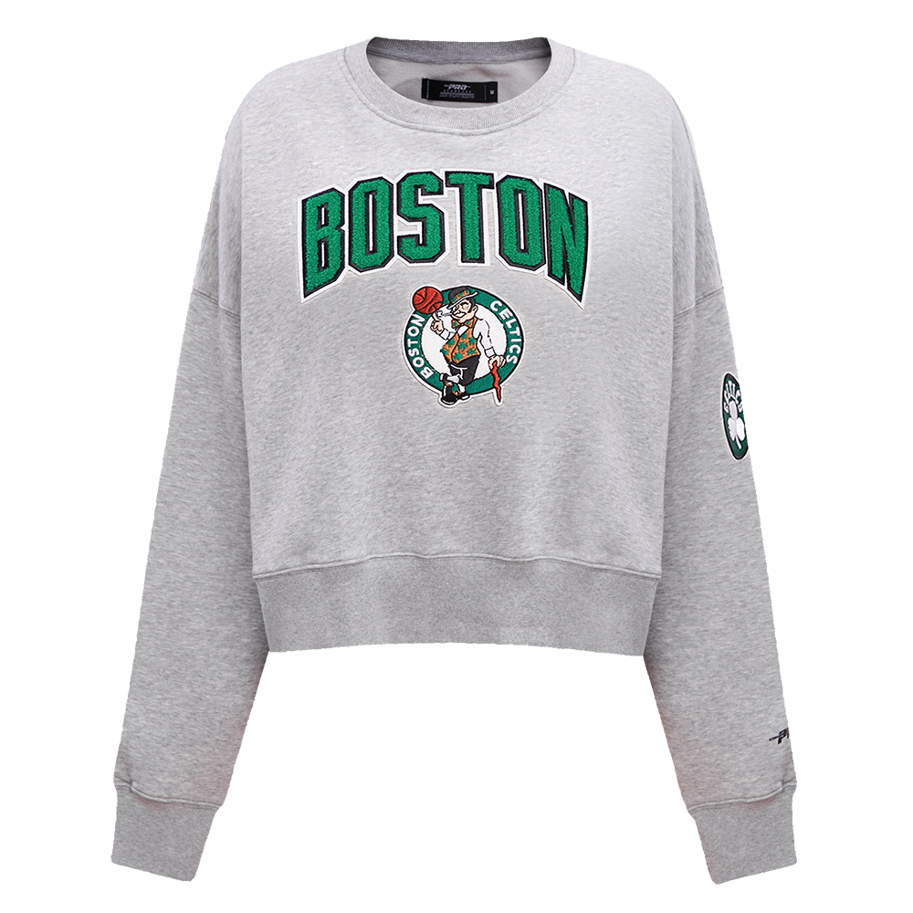 SUDADERA DE CUELLO REDONDO NBA BOSTON CELTICS CLASSIC ESSENTIALS PARA MUJER