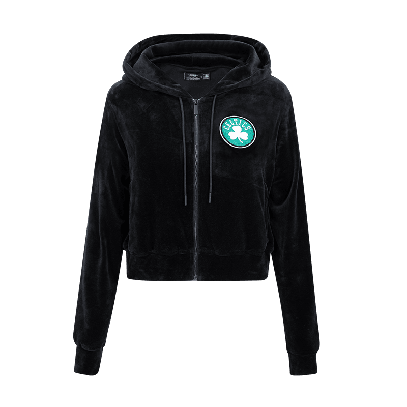 SUDADERA CON CIERRE NBA BOSTON CELTICS CLASSIC ESSENTIALS PARA MUJER