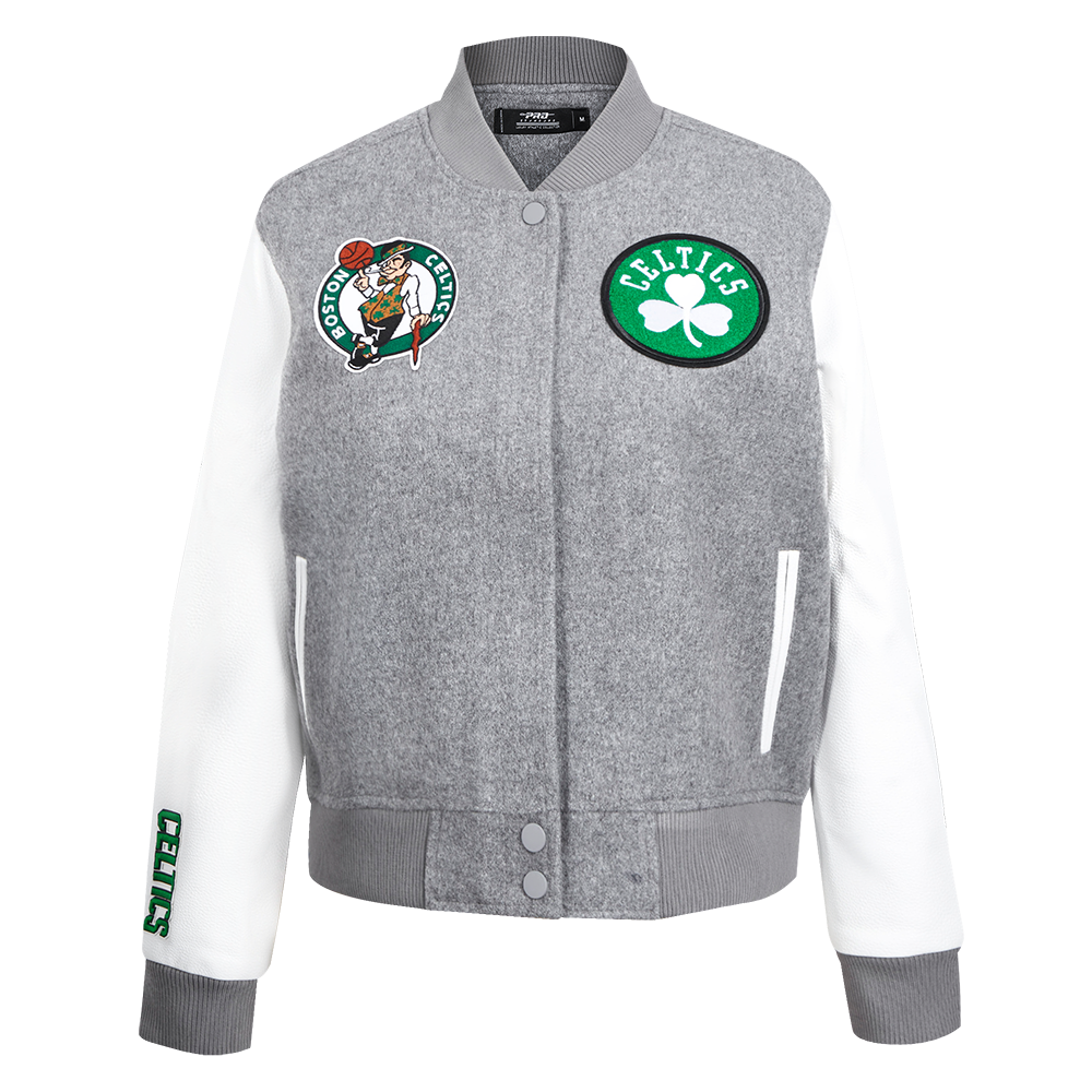 CHAMARRA UNIVERSITARIA NBA BOSTON CELTICS CLASSIC ESSENTIALS PARA MUJER