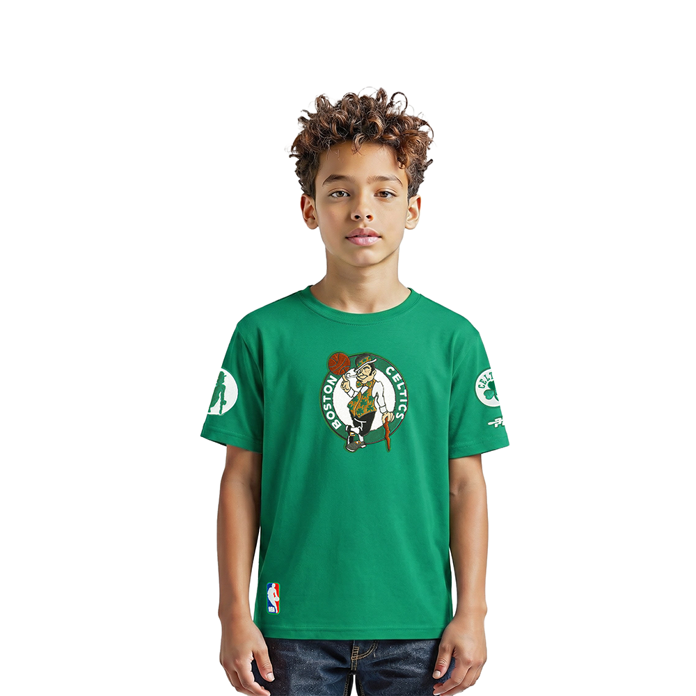 PLAYERA NBA BOSTON CELTICS RETRO CLASSICS PARA NIÑO
