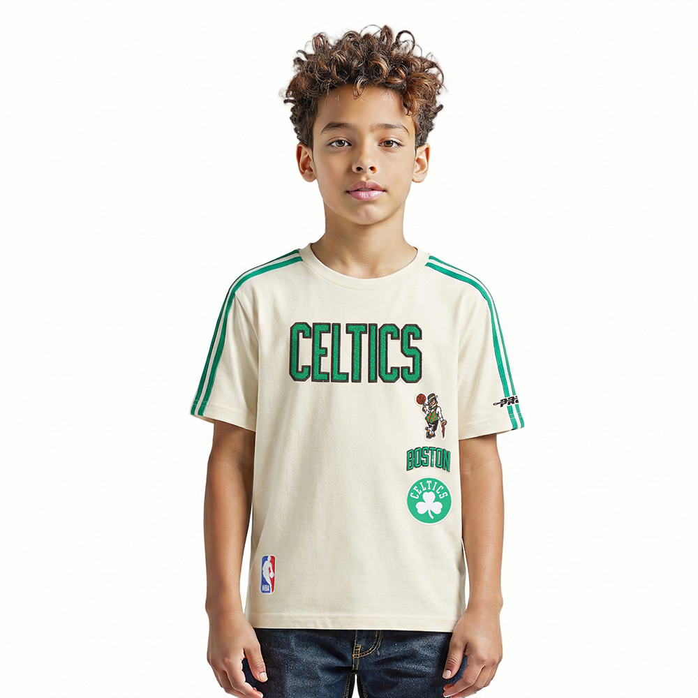 PLAYERA NBA BOSTON CELTICS RETRO CLASSICS PARA NIÑO