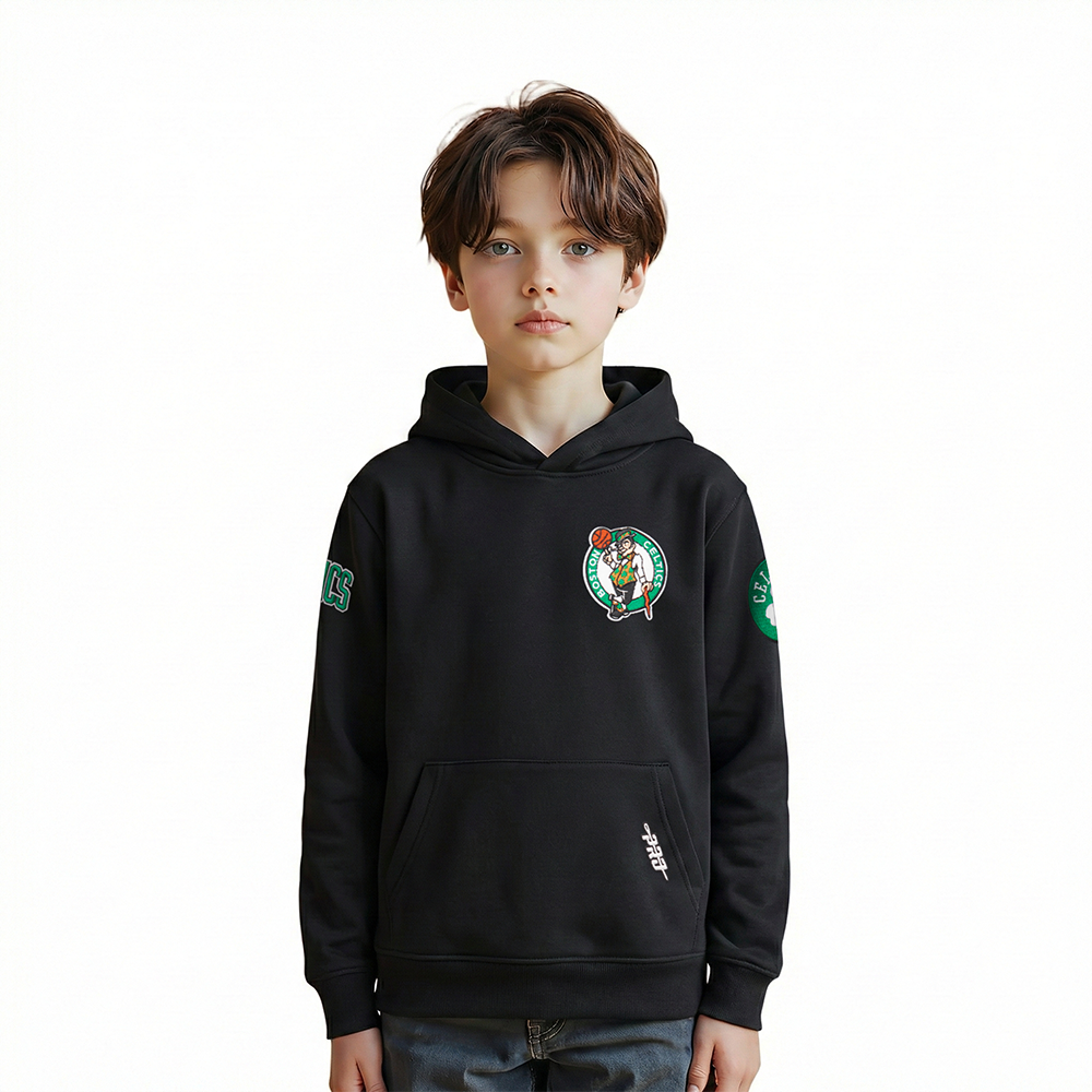 SUDADERA CON GORRO NBA BOSTON CELTICS CLASSIC CHENILLE PARA NIÑO