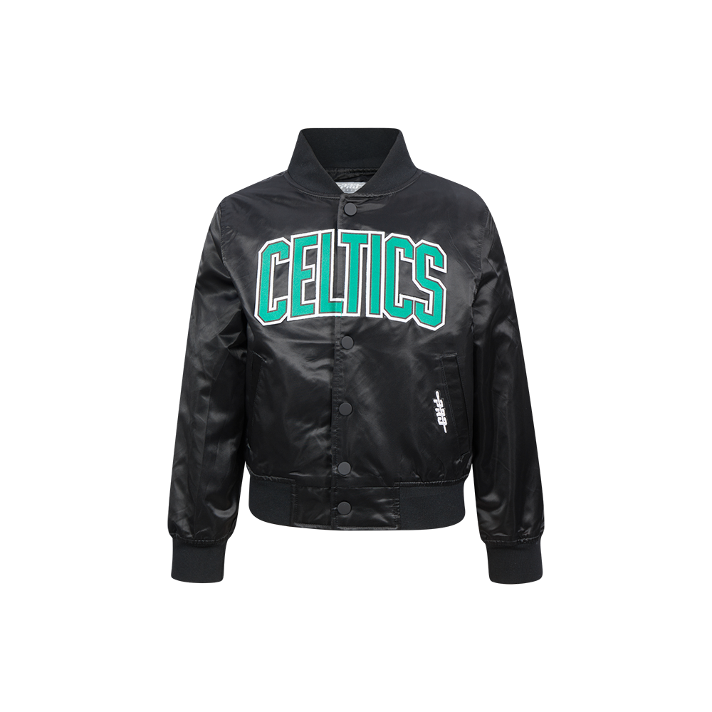 CHAMARRA DE SATIN NBA BOSTON CELTICS CLASSIC CHENILLE PARA NIÑO