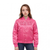 CHAMARRA DE SATIN NBA BOSTON CELTICS CLASSIC TRIPLE PINK PARA NIÑA