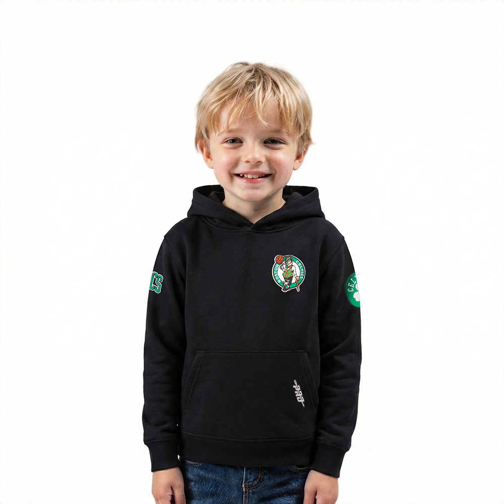 SUDADERA CON GORRO NBA BOSTON CELTICS CLASSIC CHENILLE PARA BEBÉ NIÑO