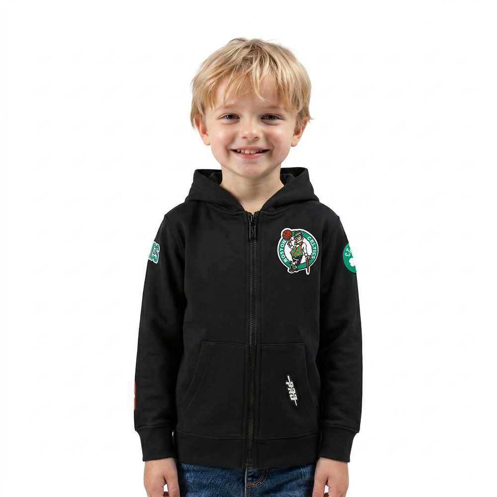 SUDADERA CON CIERRE NBA BOSTON CELTICS CLASSIC CHENILLE PARA BEBÉ NIÑO