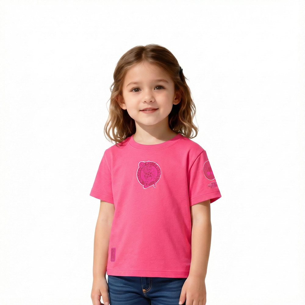 PLAYERA NBA BOSTON CELTICS CLASSIC TRIPLE PINK PARA BEBÉ NIÑA