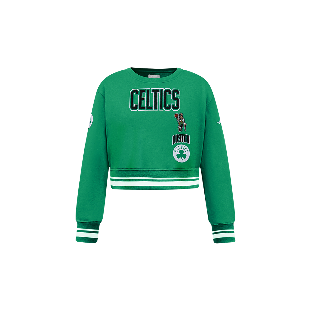 SUDADERA DE CUELLO REDONDO NBA BOSTON CELTICS RETRO CLASSICS PARA BEBÉ NIÑA