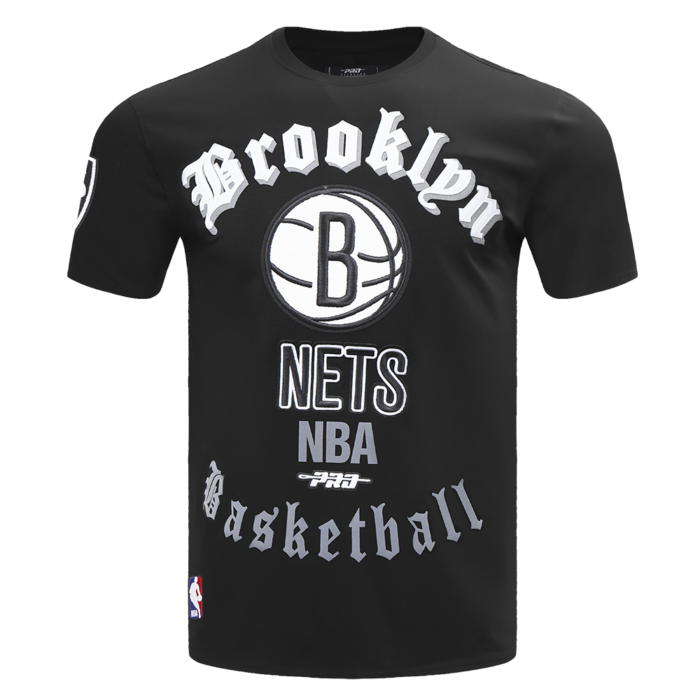 PLAYERA NBA BROOKLYN NETS OLD ENGLISH