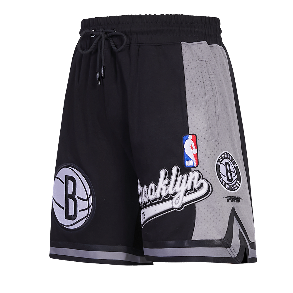 SHORTS DE BASQUETBOL NBA BROOKLYN NETS SCRIPT TAIL