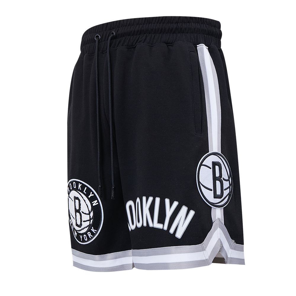 SHORTS DE BASQUETBOL NBA BROOKLYN NETS CLASSIC CHENILLE – Pro