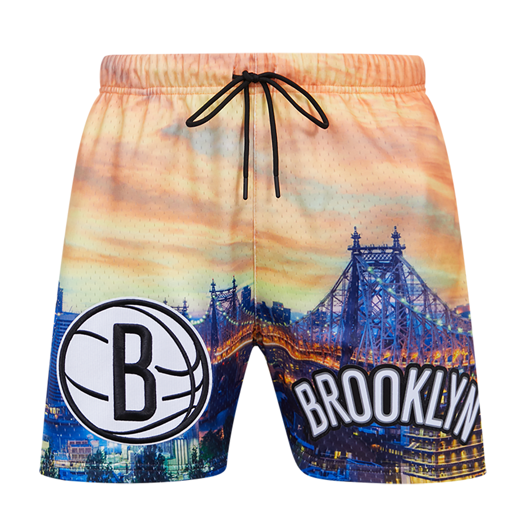 SHORTS DE MALLA NBA BROOKLYN NETS CITY SCAPE
