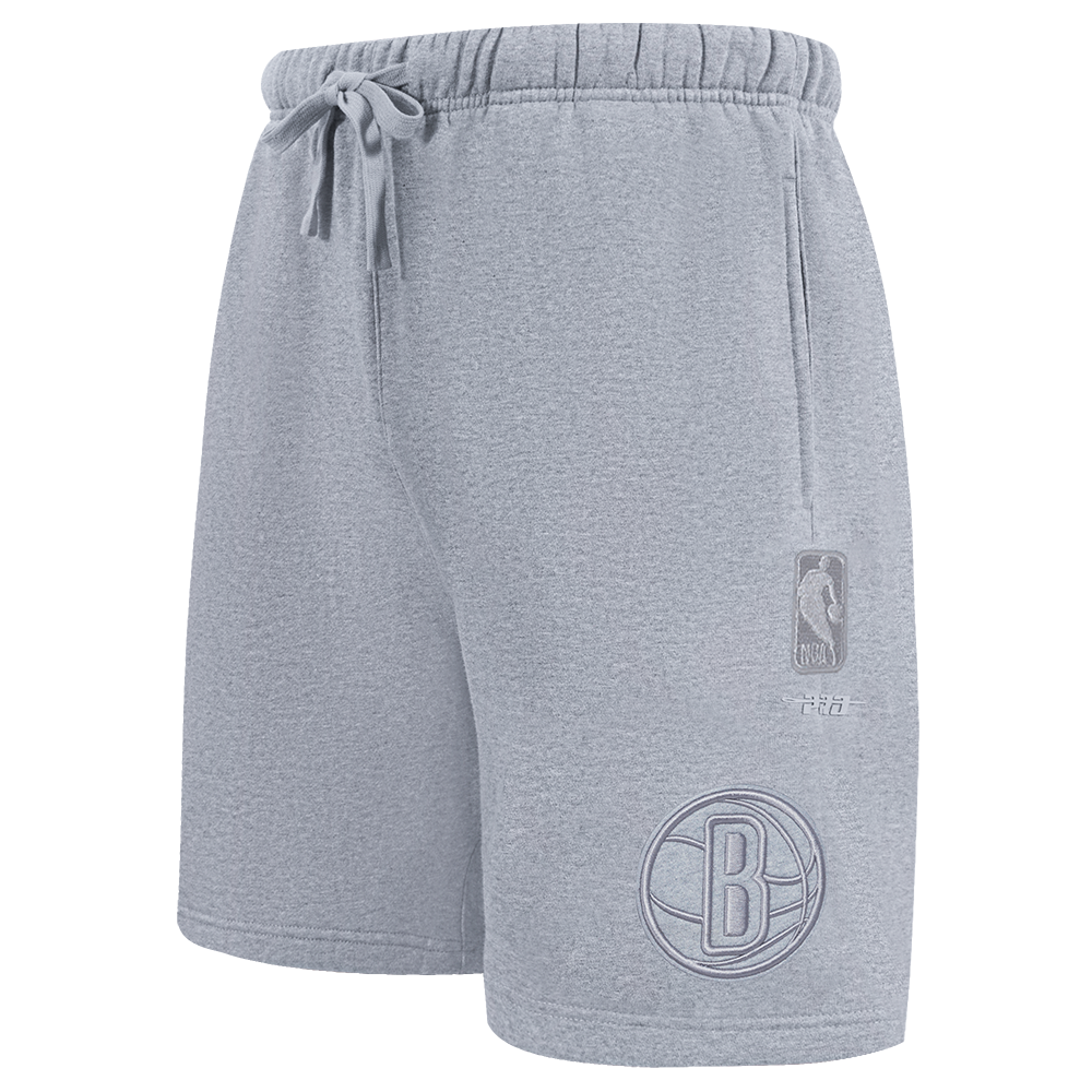 SHORTS DE ALGODÓN NBA BROOKLYN NETS NEUTRAL