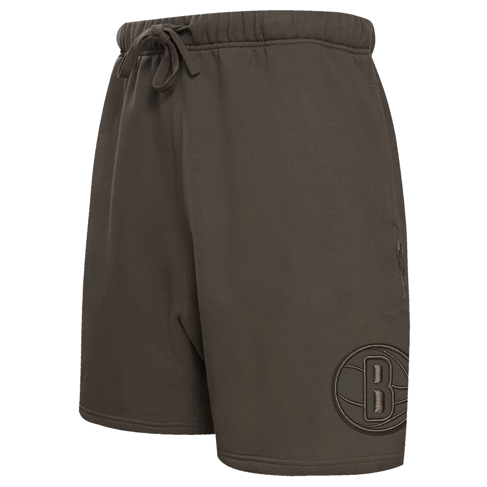 SHORTS DE ALGODÓN NBA BROOKLYN NETS NEUTRAL