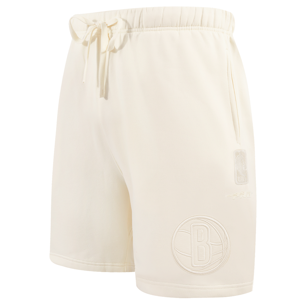 SHORTS DE ALGODÓN NBA BROOKLYN NETS NEUTRAL